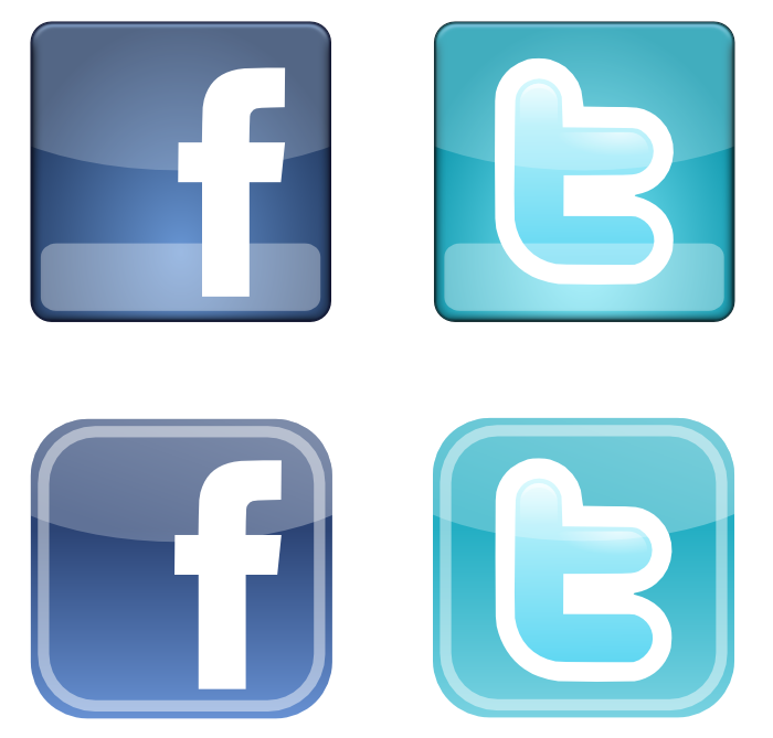 Facebook Twitter Logo