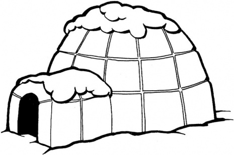 Pages Online Igloo Coloring Pages Igloo Vector Igloo Clip Art