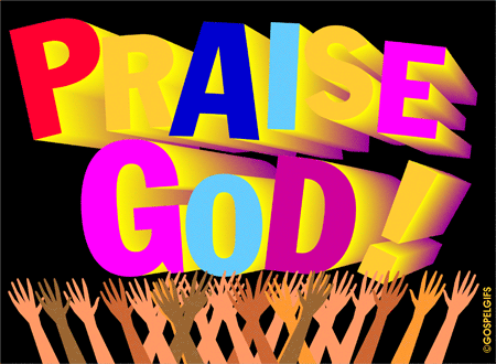 Praise God      Free Christian Clipart