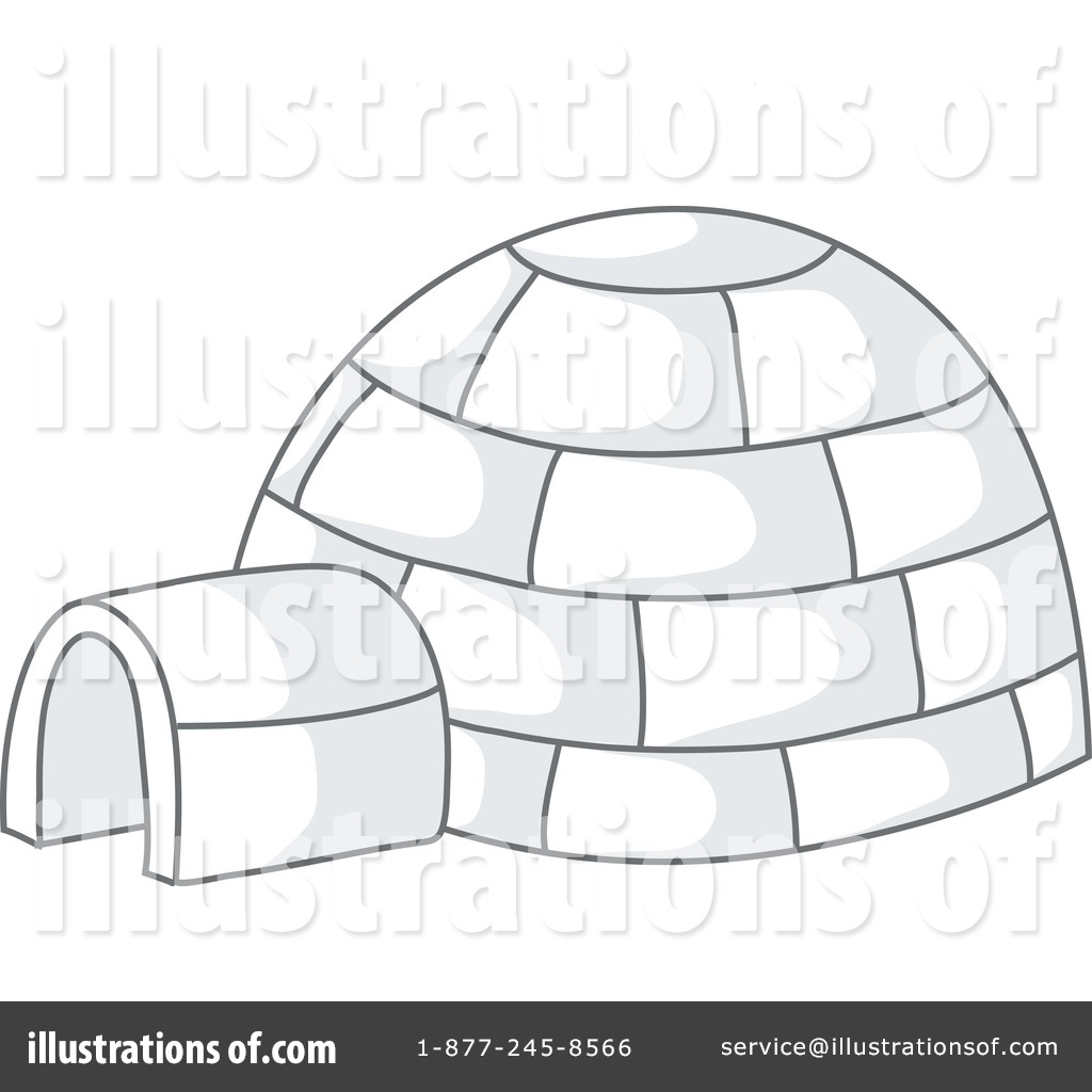Royalty Free Rf Igloo Clipart Illustration By Rosie Piter Stock Sample