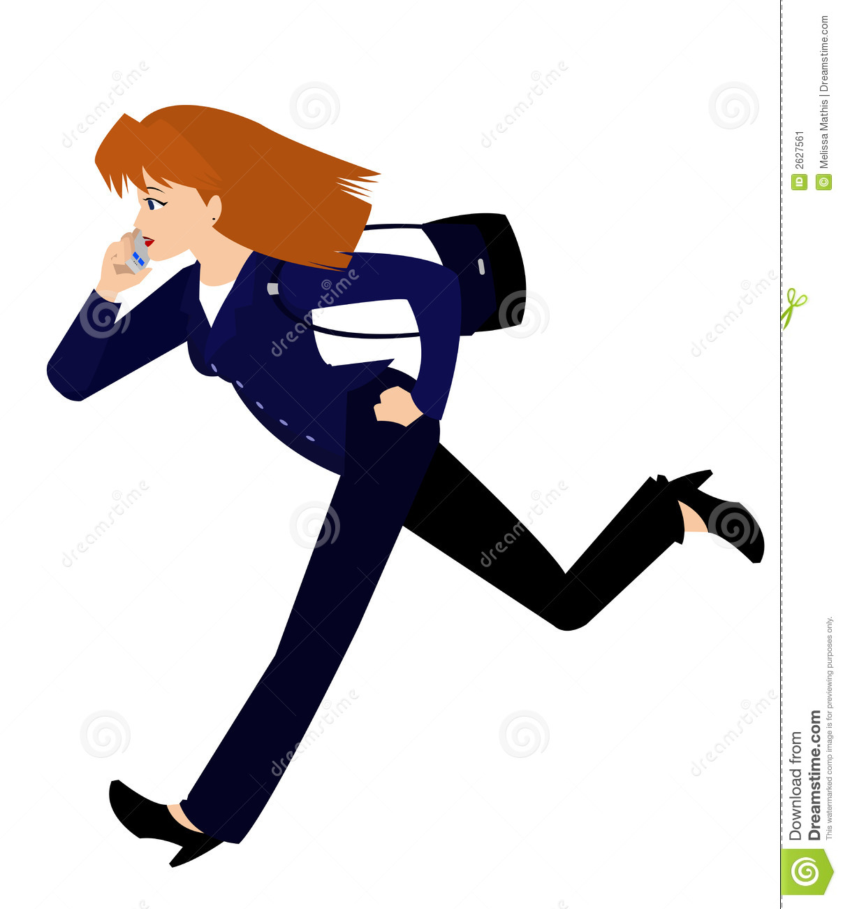 Running Woman Clipart Woman In Business Suit Running