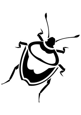 Shield Bug Tattoo Insect Clipart   Just Free Image Download