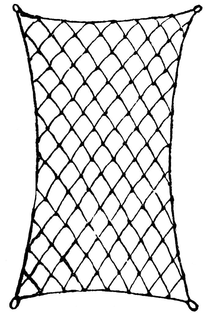 Silkworm Lozenge Shaped Net   Clipart Etc