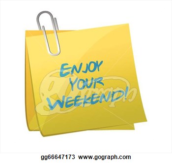 Weekend Illustrations And Clipart   Jobspapa Com