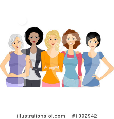 Women Clipart  1092942   Illustration By Bnp Design Studio