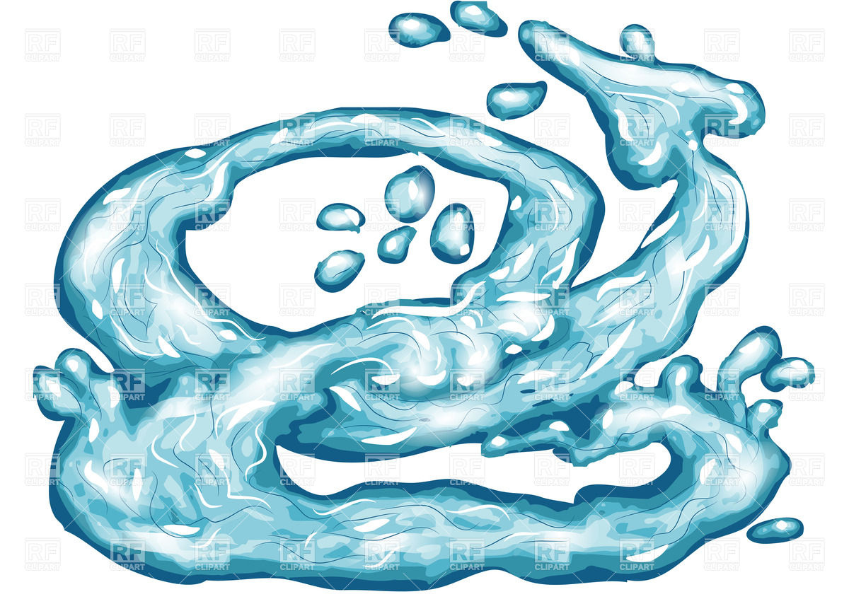 Abstract Flowing Water Download Royalty Free Vector Clipart  Eps