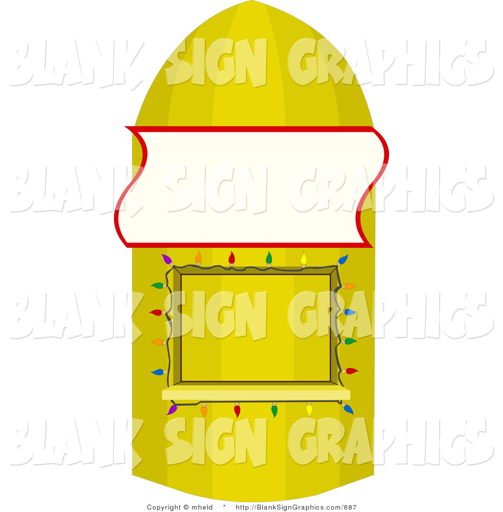 Blanksigngraphics Comvector Royalty Free