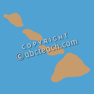 Clip Art  Landforms  Archipelago Color   Preview 1