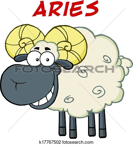 Clipart Of Black Head Ram Sheep Under Text K17767502 Search Clipart