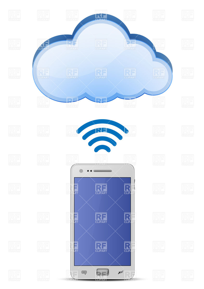     Connection To Cloud Network Download Royalty Free Vector Clipart  Eps