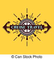 Cruise Travel Vintage Badge Logo   Original Vintage Badge