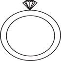 Diamond Ring Clip Art Black And White Black And White Diamond Ring