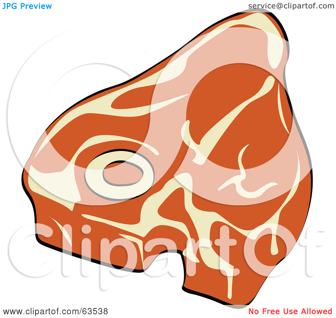Free  Rf  Clipart Illustration Of A Meaty Steak By Andy Nortnik