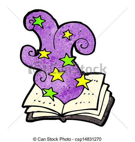 Illustration Of Cartoon Magic Spell Book Csp14831270   Search Clipart