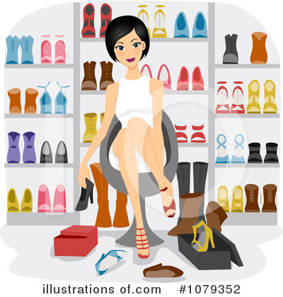 Shoes Clipart  1079352   Illustration By Bnp Design Studio