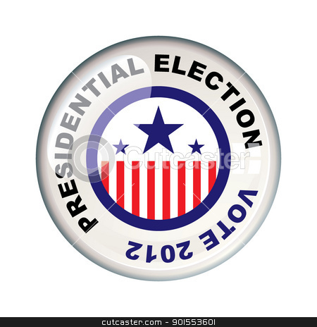 Vote 2012 Presidential Stock Vector Clipart Presidential 2012