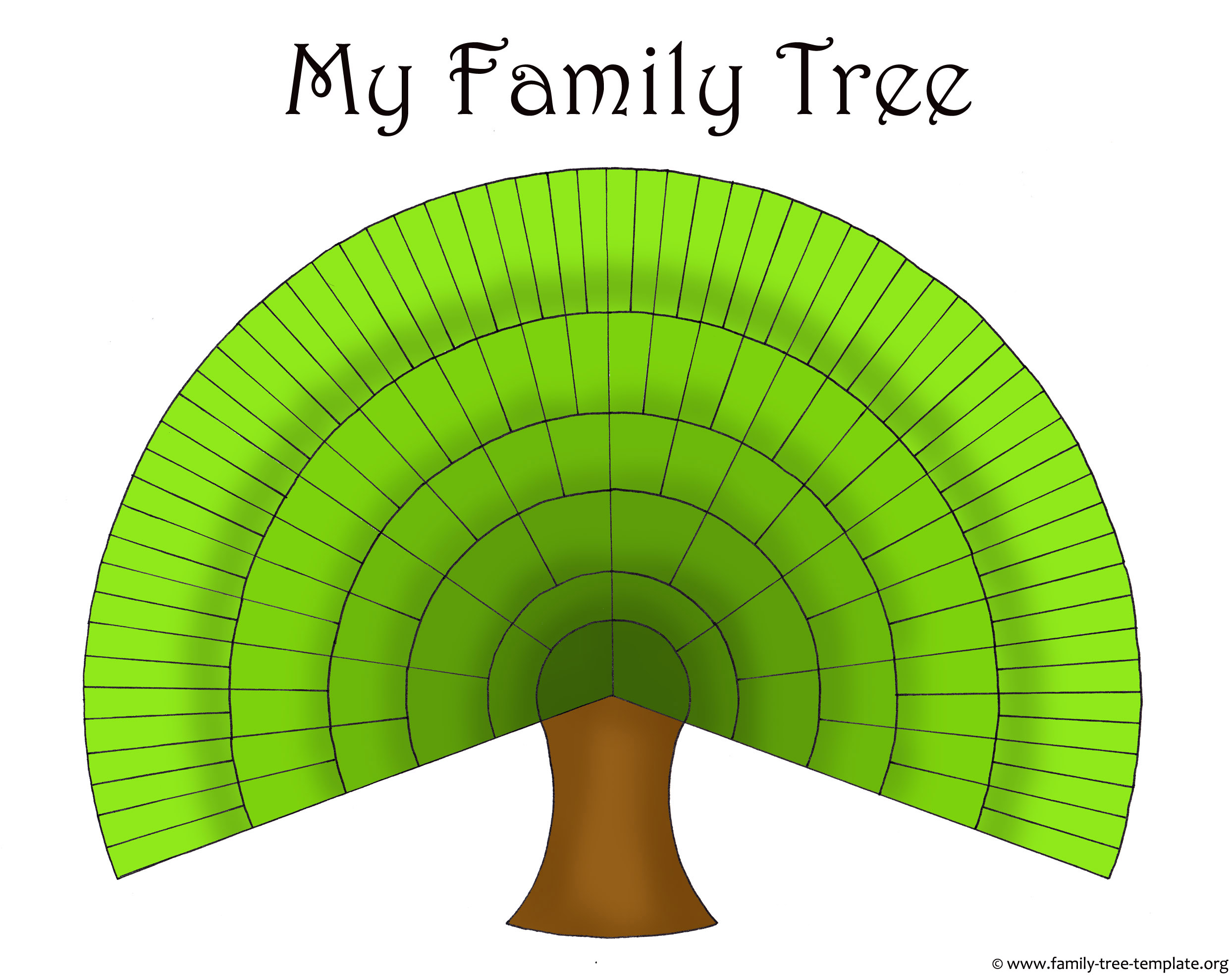 Blank Family Trees Templates And Free Genealogy Graphics   Family    