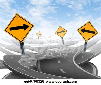 Clip Art   Stay On Course  Stock Illustration Gg59799326