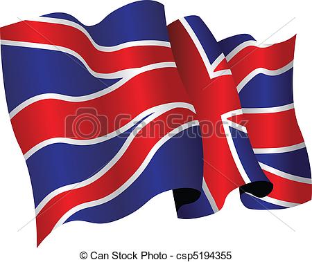 Clipart Vector Of British Flag   National Flag Of Britain Csp5194355