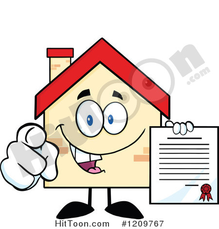 Contract Clipart House Clipart  1209767  Happy
