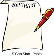Contract Vector Clipart And Illustrations