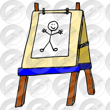Easel Picture For Classroom   Therapy Use   Great Easel Clipart