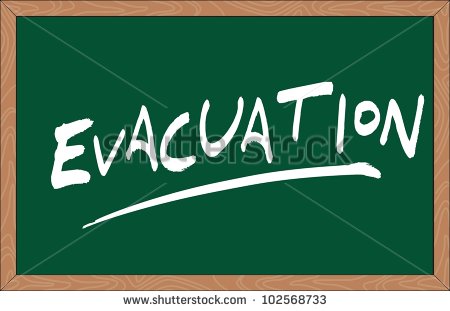 Evacuation Sign Stock Photos Illustrations And Vector Art
