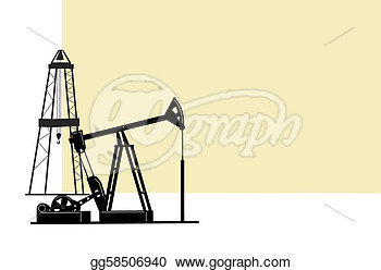     Extraction Of Oil From The Bowels Of The Earth    Clipart Gg58506940