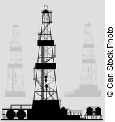 Extraction Tower Vector Clipart And Illustrations