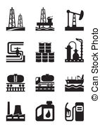 Extraction Tower Vector Clipart And Illustrations