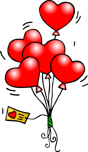 Heart Balloons Clip Art At Clker Com   Vector Clip Art Online Royalty