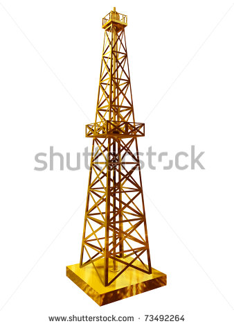 Oil Tower Clip Art Http   Www Photos Vectors Com Illustration Golden