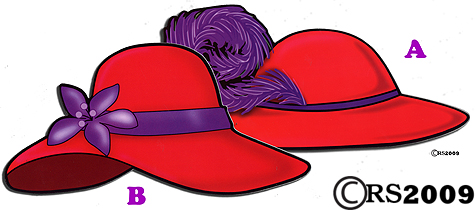 Red Hat Society Red Hat Magnet