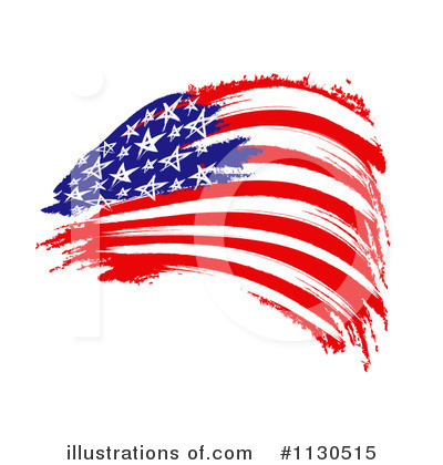 Royalty Free  Rf  American Flag Clipart Illustration By Macx   Stock