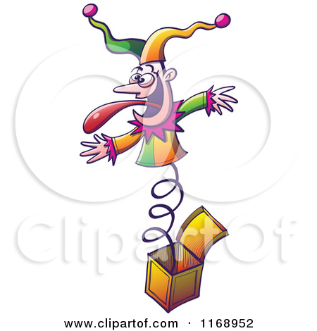 Royalty Free  Rf  Jack In The Box Clipart Illustrations Vector
