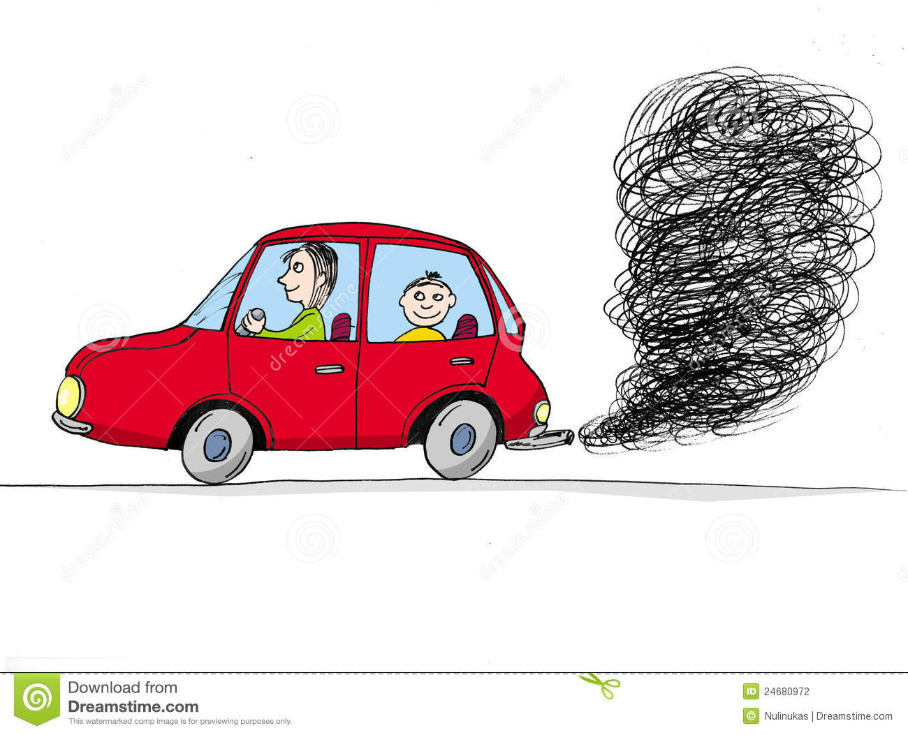 Smoke From Vehicles Clipart