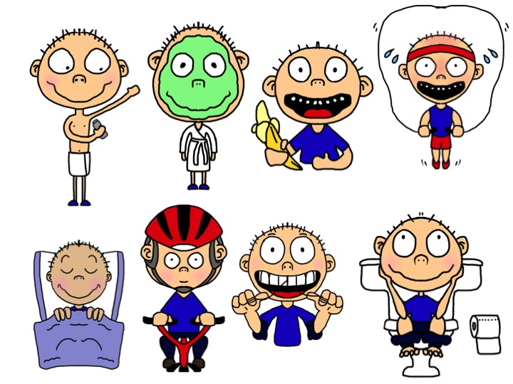 Teach First  Healthy Habits Doodles Clip Art Updated 1 19 2013