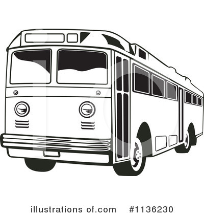 Bus Clipart  1136230 By Patrimonio   Royalty Free  Rf  Stock