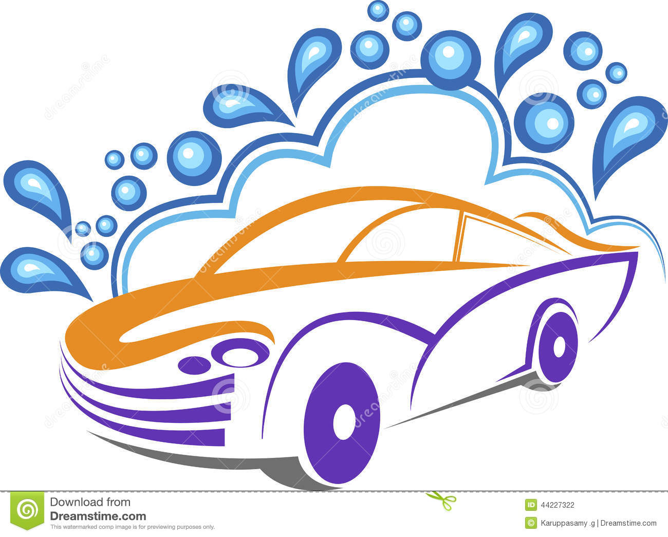 Car Wash Logo Stock Vector   Image  44227322