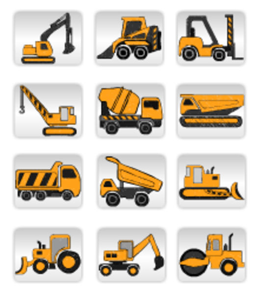 Construction Equipment   Free Images At Clker Com   Vector Clip Art