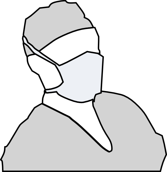 Doctor Mask Grey Clip Art At Clker Com   Vector Clip Art Online