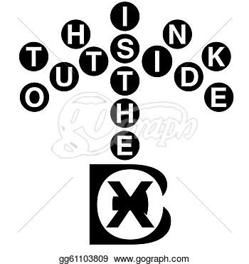 Drawing   Think Outside The Box  Clipart Drawing Gg61103809   Gograph