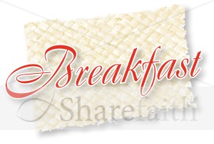 Elegant Breakfast Script   Refreshments Word Art