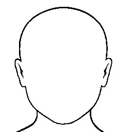 Empty Head Colouring Pages