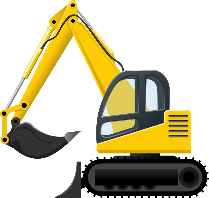 Excavator Clip Art   Images   Free For Commercial Use