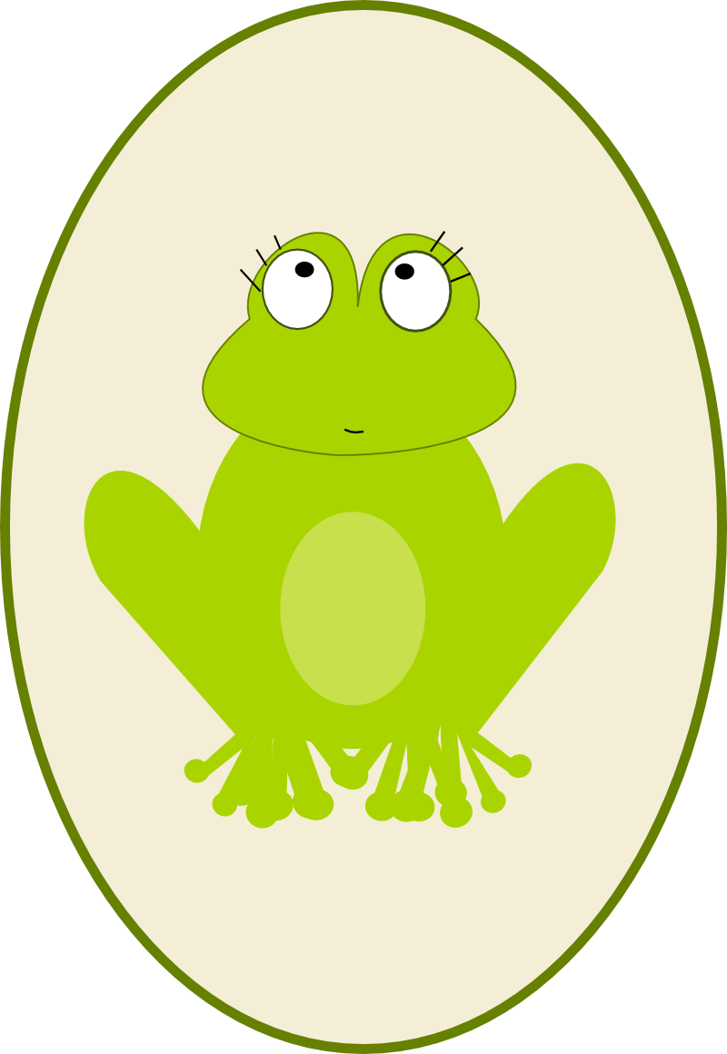 Free Frog Scrap Sticker 2
