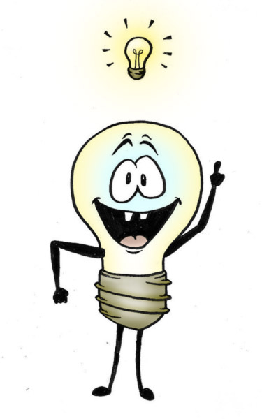 Idea Light Bulb Cartoon   Clipart Panda   Free Clipart Images