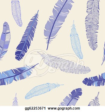 Illustrations   Feather Seamless Background   Stock Clipart Gg62253671