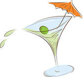 Martini Glass Illustrations And Clipart