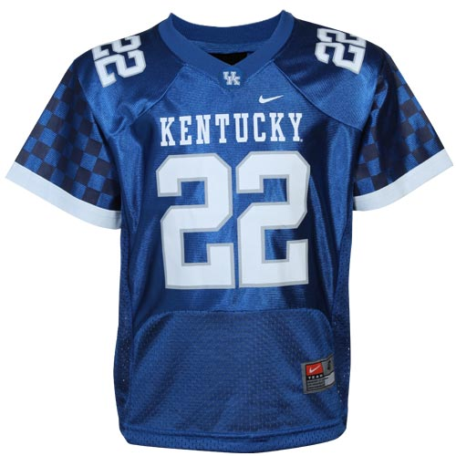 Nike Kentucky Wildcats 22 Toddler Replica Football Jersey Royal